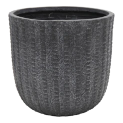 Bloempot Arkansas Egg - D55 X H51cm - Donkergrijs