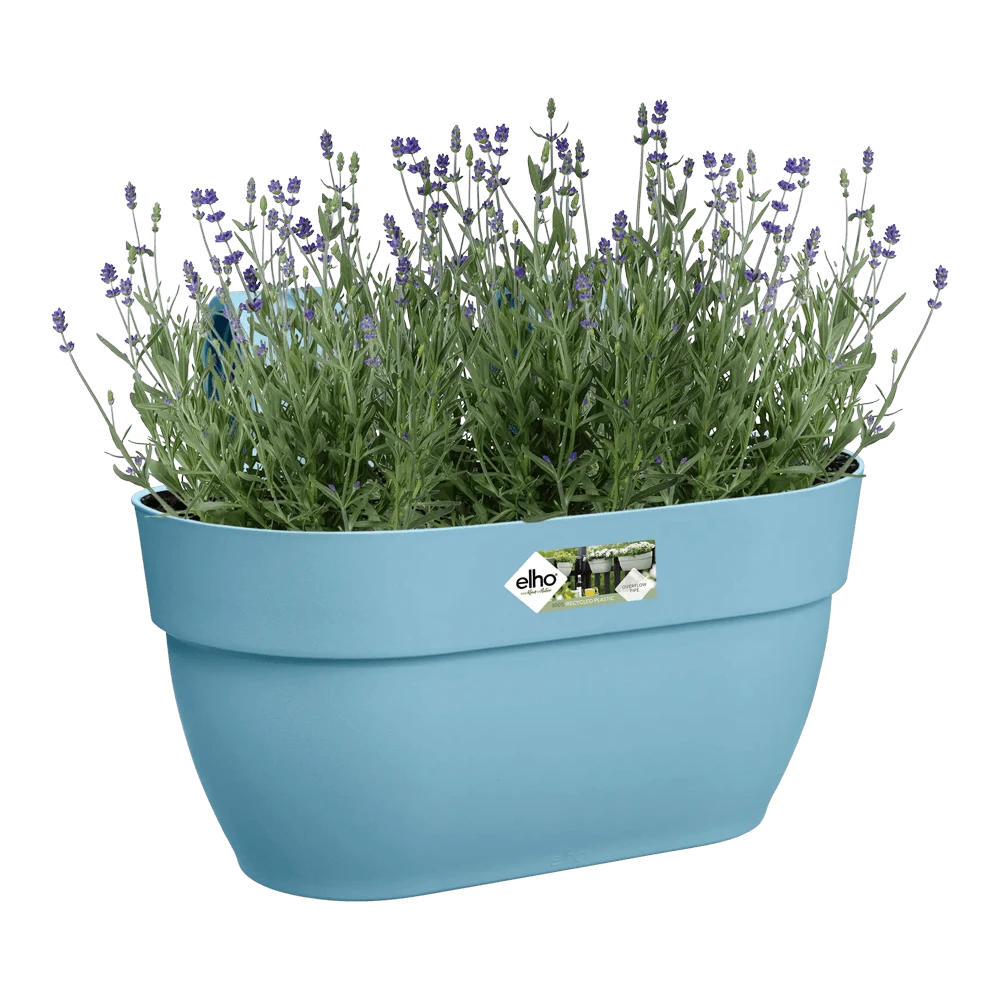 Elho Balkonbak Vibia Campana Easy Hanger Medium - Vintage Blauw - Afbeelding 4