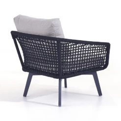 Barcelona 4-delige Stoel-bank Loungeset Met Salontafel -Tuin Decor Verkoop barcelona 4 delige stoel bank loungeset met salontafel 4