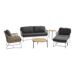 Belmond Lounge Bank 2.5-zits - Incl. Kussens -Tuin Decor Verkoop belmond lounge bank 25 zits incl kussens 3 1