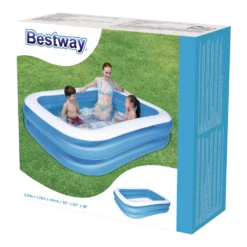 Bestway Opblaasbaar Zwembad - Familie - 211x132x46cm -Tuin Decor Verkoop bestway opblaasbaar zwembad familie 211x132x46cm 3