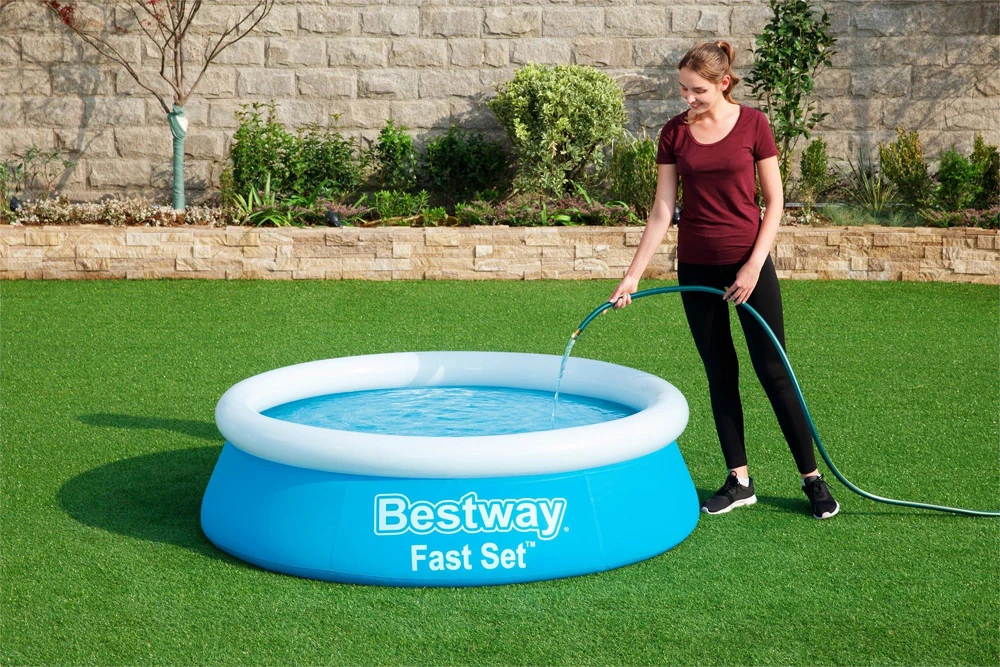 Bestway Opblaasbaar Zwembad - Fast Set - 183x51cm 3 Bestway Opblaasbaar Zwembad - Fast Set - 183x51cm - Afbeelding 3