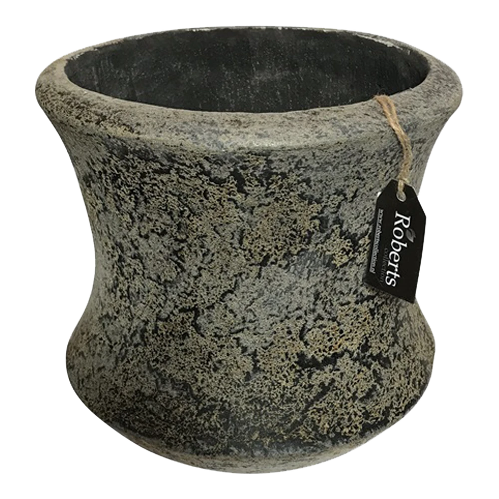 Bloempot Ballarat - D27 X H27cm - Earth Zwart 1 Bloempot Ballarat - D27 X H27cm - Earth Zwart