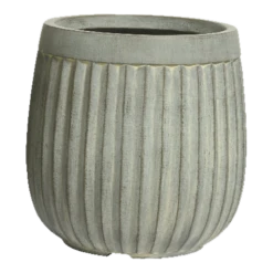 Bloempot Laura - D43 X H43cm - Grijs -Tuin Decor Verkoop bloempot laura grijs bloempot 1