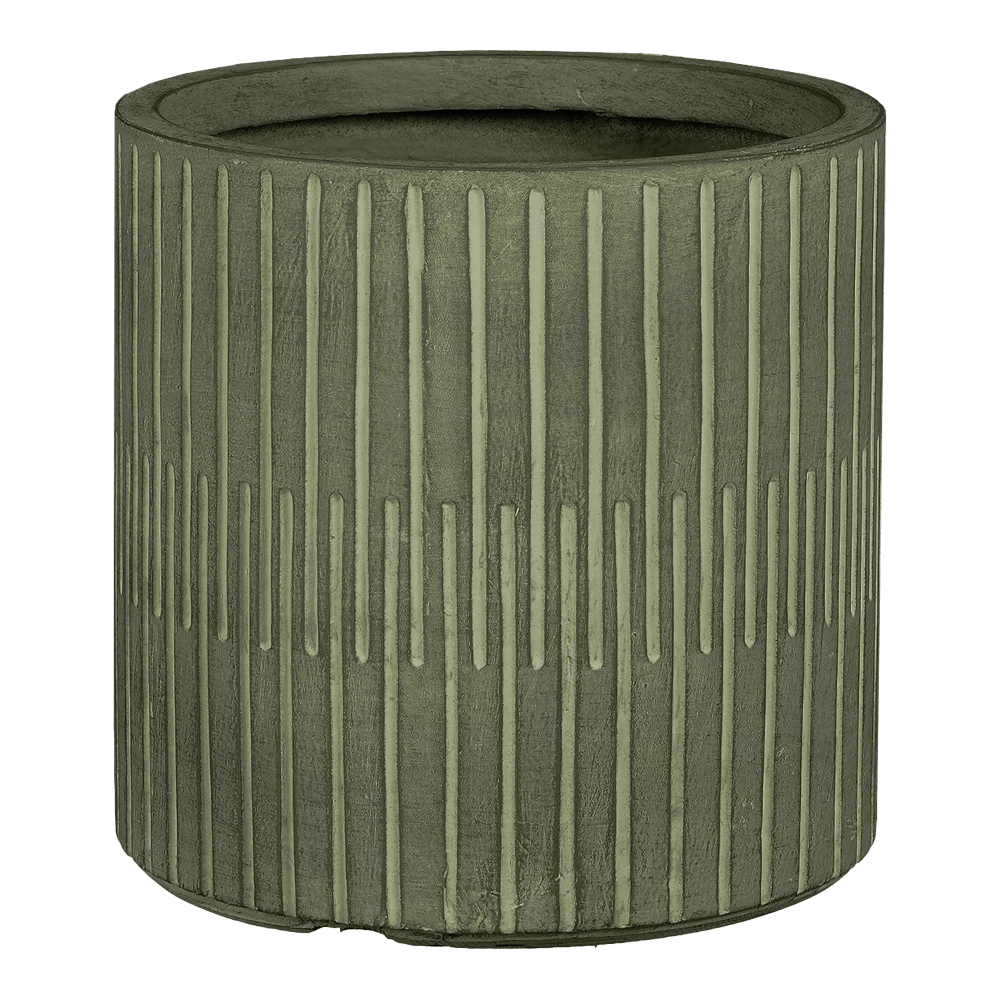 Bloempot Oslo - D37 X H36,5cm - Groen 1 Bloempot Oslo - D37 X H36,5cm - Groen