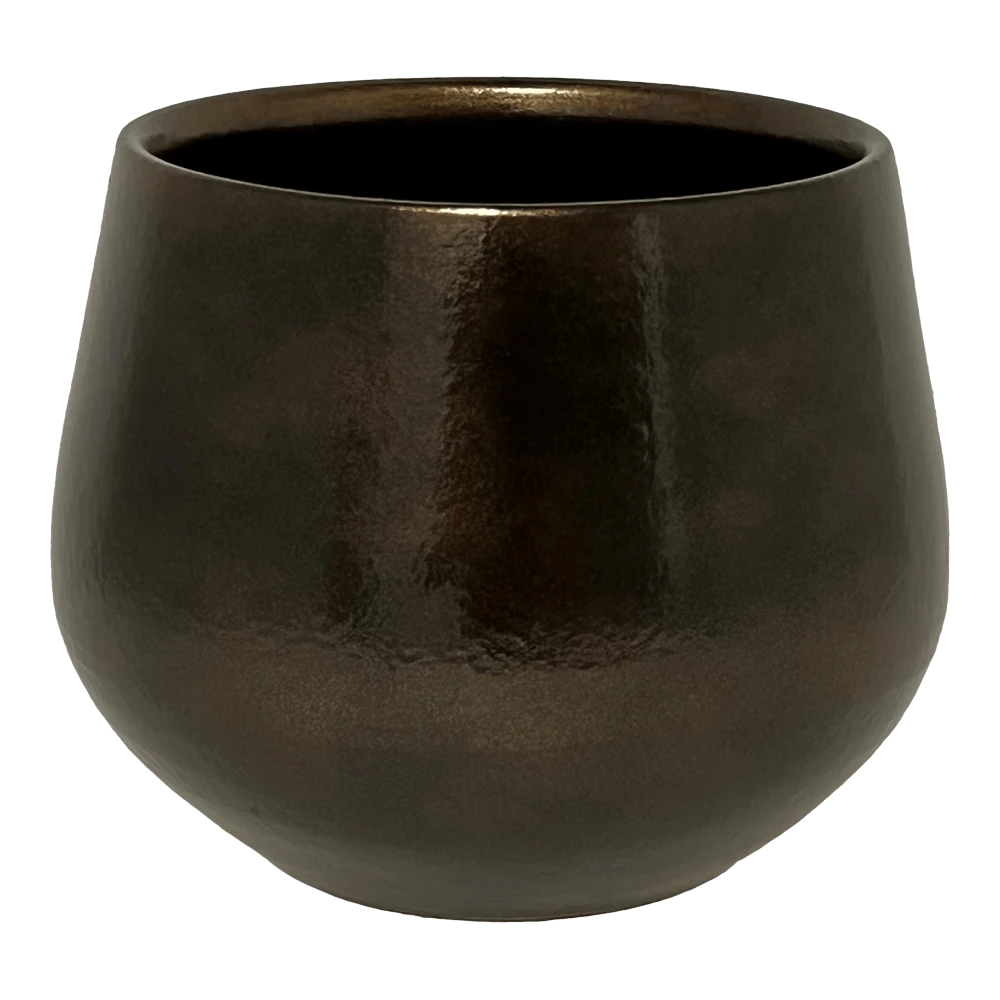 Bloempot Petra - D27 X H24cm - Koper 1 Bloempot Petra - D27 X H24cm - Koper