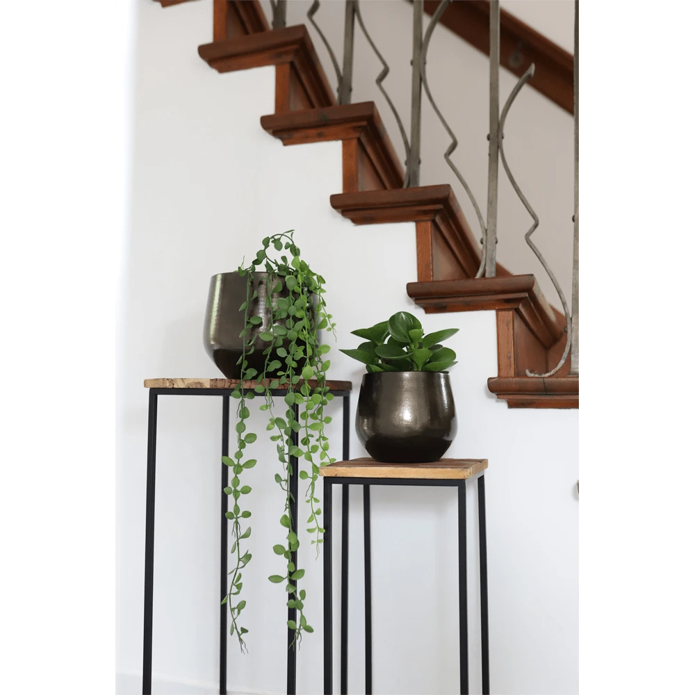 Bloempot Petra - D27 X H24cm - Koper 3 Bloempot Petra - D27 X H24cm - Koper - Afbeelding 3