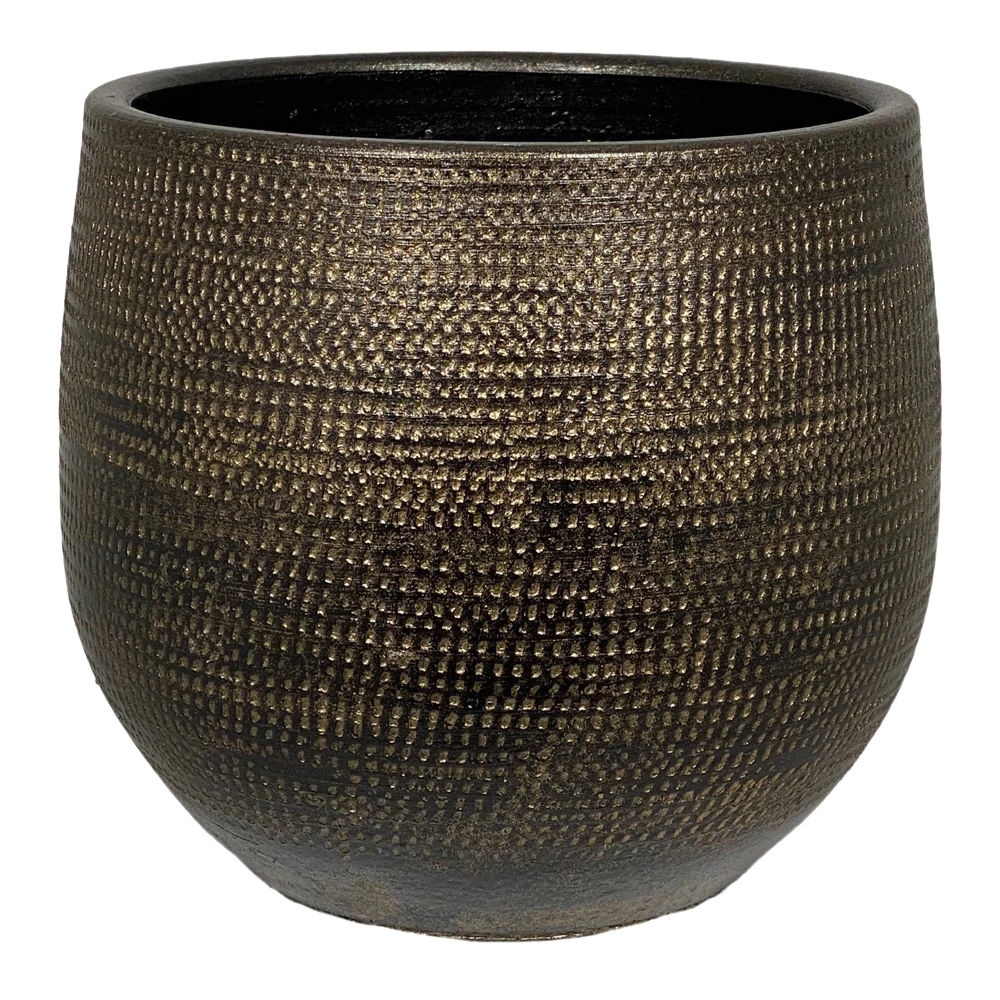 Bloempot Tokio - D39 X H36cm - Goud 1 Bloempot Tokio - D39 X H36cm - Goud