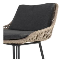 Bohemian Bar Stoel - Naturel - Incl. Kussen -Tuin Decor Verkoop bohemian bar stoel naturel incl kussen 4 1