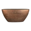 Bloempot Mira Ovaal - L73 X B17 X H36cm - Koper