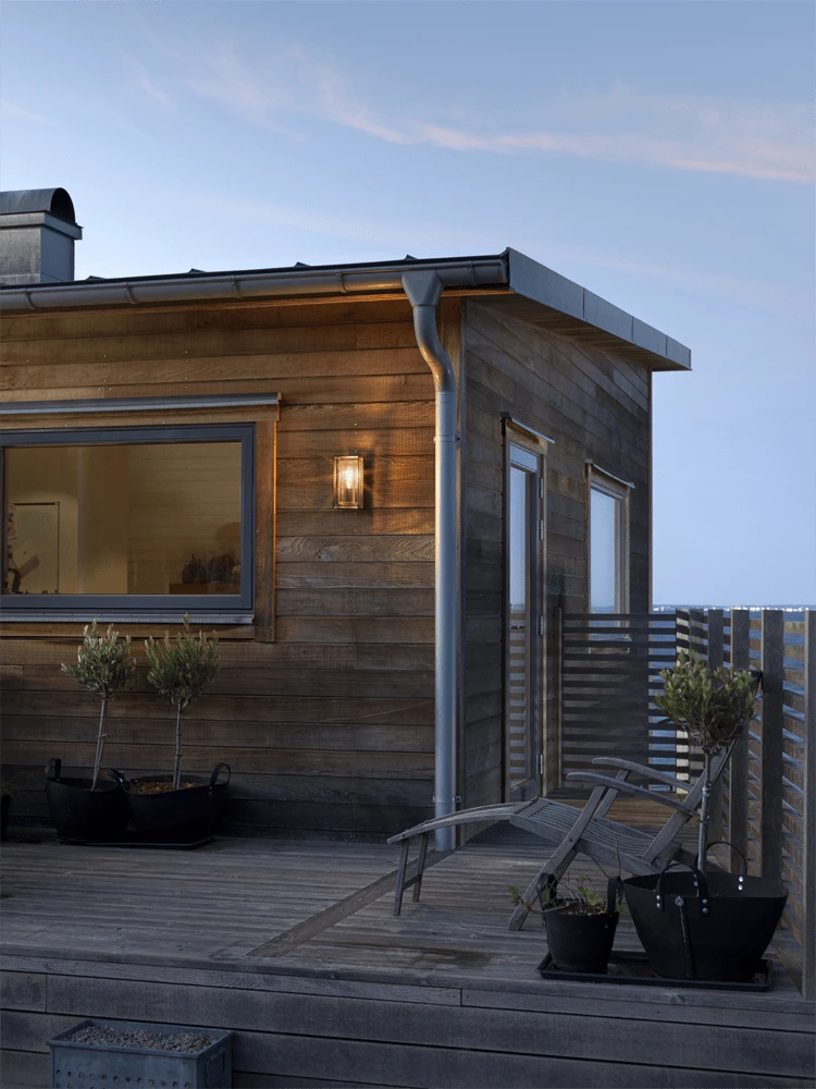 Konstsmide Brindisi Wandlamp 230V 13x26cm E27 Transparant Glas, Max 1x 20W - Afbeelding 3