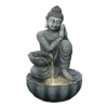 Buddha Met Waterschaal - 82cm Hoog - Polystone