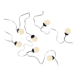 Lumineo Budget Feestverlichting Lichtsnoer - Bolvorm - 950cm - 20 LEDS - Warm Wit -Tuin Decor Verkoop budget feestverlichting lichtsnoer bolvorm 950cm 20 leds warm wit netstroom 3 3