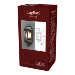 Konstsmide Cagliari 230V Wandlampr Flush 36cm, E27 Max 100W -Tuin Decor Verkoop cagliari 230v wandlampr flush 36cm e27 max 100w netstroom 3