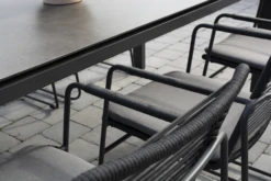 Elba Dining Stoel - Antraciet - Incl. Kussen -Tuin Decor Verkoop elba dining stoel antraciet incl kussen 4 3