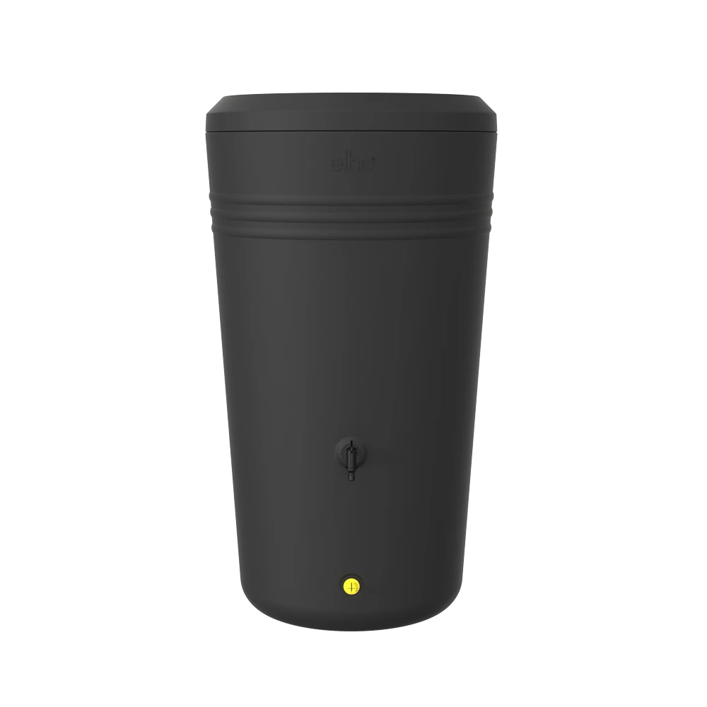 Elho Regenton - Green Basics - 200L - Zwart 3 Elho Regenton - Green Basics - 200L - Zwart - Afbeelding 3