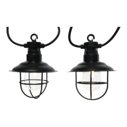 Lumineo Feestverlichting Lichtsnoer - 450cm - 10 LEDS - Warm Wit 5 Lumineo Feestverlichting Lichtsnoer - 450cm - 10 LEDS - Warm Wit -Tuin Decor Verkoop feestverlichting lichtsnoer 450cm 10 leds warm wit netstroom 3 3