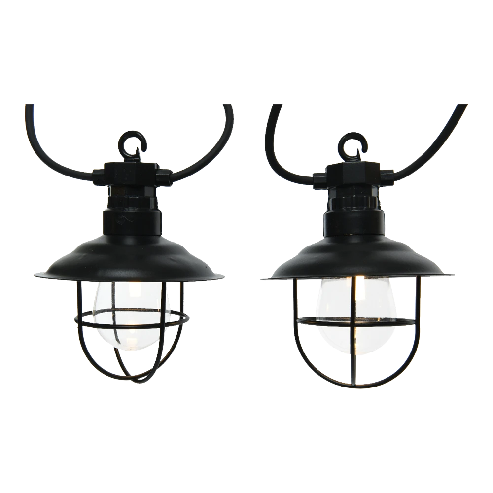 Lumineo Feestverlichting Lichtsnoer - 450cm - 10 LEDS - Warm Wit 3 Lumineo Feestverlichting Lichtsnoer - 450cm - 10 LEDS - Warm Wit - Afbeelding 3