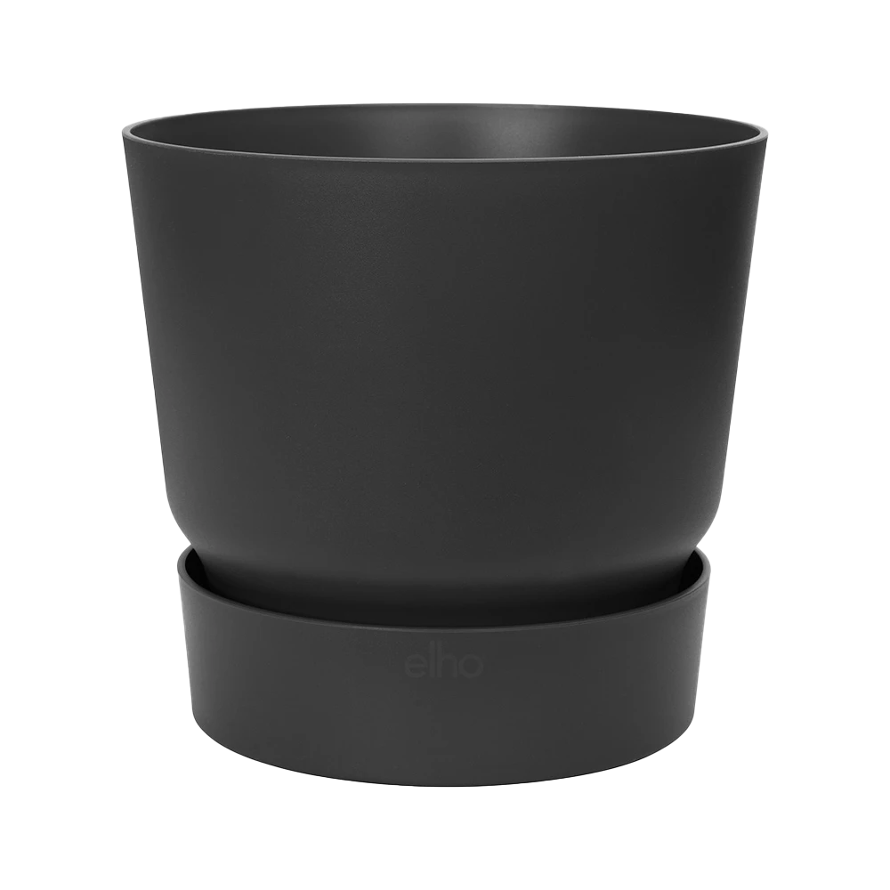 Elho Bloempot Greenville Rond 30cm - Living Black 1 Elho Bloempot Greenville Rond 30cm - Living Black