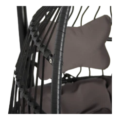 Hangstoel Norway - Inklapbaar - Zwart/Bruin -Tuin Decor Verkoop hangstoel norway inklapbaar zwart bruin 4