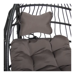 Hangstoel Norway - Inklapbaar - Zwart/Bruin -Tuin Decor Verkoop hangstoel norway inklapbaar zwart bruin 6