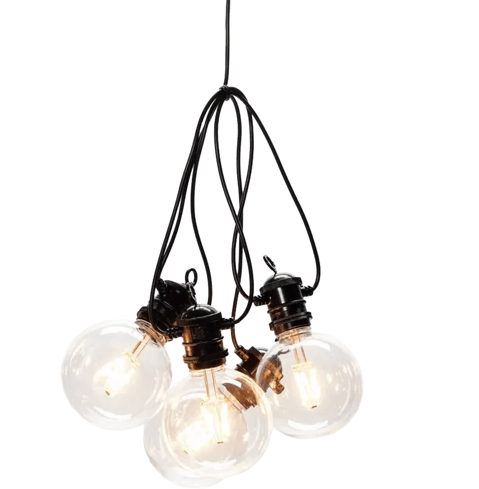 Lichtsnoer Feestverlichting Retro LED Koppelbaar + Dimbaar - Startset - 10m - 10 LED's - Konstsmide - Afbeelding 2