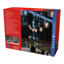 Lichtsnoer Feestverlichting Retro LED Koppelbaar + Dimbaar - Startset - 10m - 10 LED's - Konstsmide -Tuin Decor Verkoop lichtsnoer feestverlichting retro led koppelbaar dimbaar startset 10m 10 led s 5