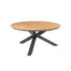 Omnigo Dining Tafel - 150 U00d8 Cm - Teak