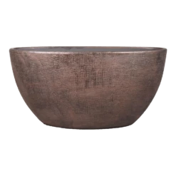 Bloempot Mira Ovaal - L49 X B20 X H25cm - Koper