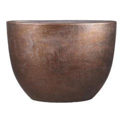 Bloempot Mira Ovaal - L50 X B20 X H36cm - Koper
