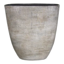 Bloempot Mira Ovaal - L51 X B17 X H57cm - Wit