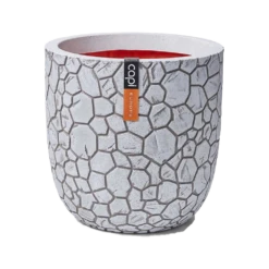 Capi Bloempot Bol Nature Clay NL - D35 X H34cm - Ivoor
