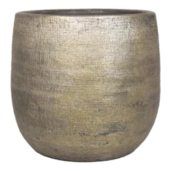 Bloempot Mira - D34 X H31cm - Goud