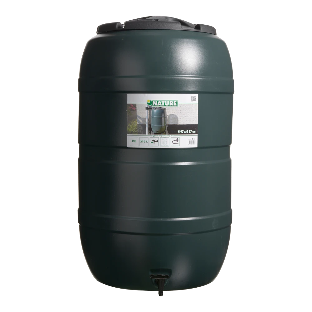 Regenton 210L - Groen - H97xu00d857cm - Nature 2 Regenton 210L - Groen - H97xu00d857cm - Nature - Afbeelding 2