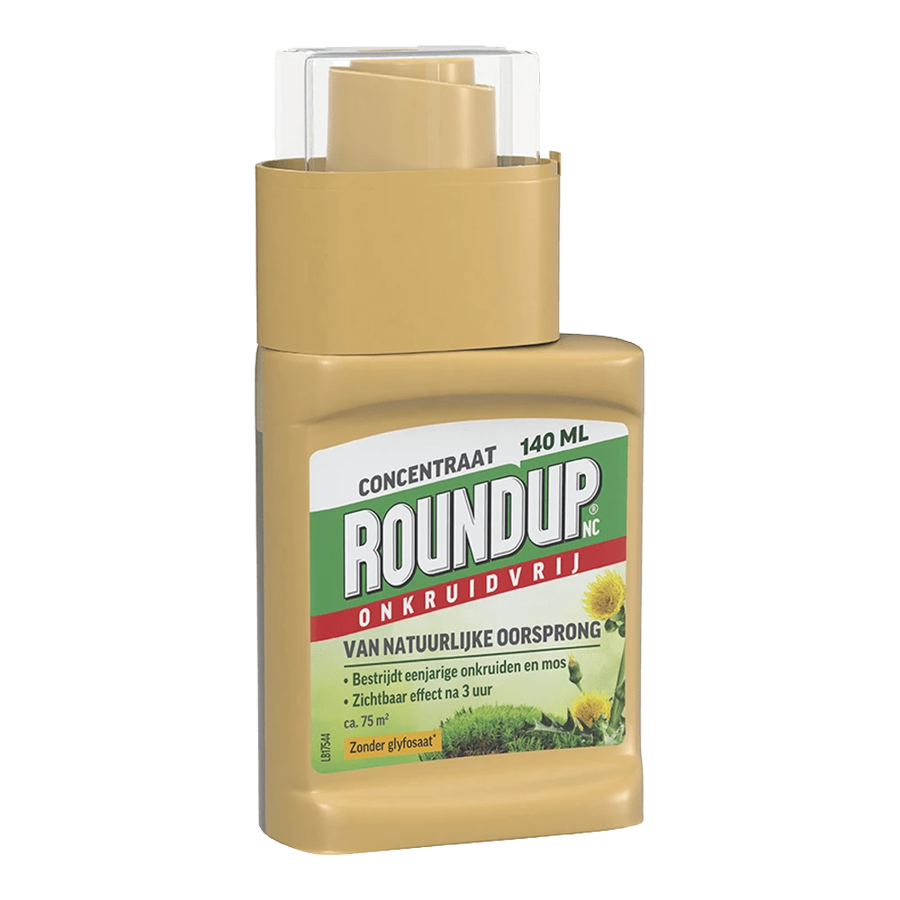 ROUNDUPu00ae NC Natuurlijk Onkruidvrij Onkruidverdelger Concentraat 140ml - Onkruid En Aanslag 1 ROUNDUPu00ae NC Natuurlijk Onkruidvrij Onkruidverdelger Concentraat 140ml - Onkruid En Aanslag