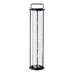 Lumineo Solar Lantaarn - LED - D20 X H79cm - Zwart 9 Lumineo Solar Lantaarn - LED - D20 X H79cm - Zwart -Tuin Decor Verkoop solar lantaarn led d20 x h79cm zwart solar 5 3