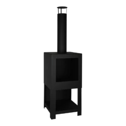 Tuinhaard Met Houtopslag - Fancy Flames -Tuin Decor Verkoop tuinhaard met houtopslag fancy flames 4