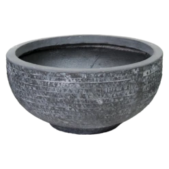 Plantenschaal Utah - D36 X H16.5cm - Donkergrijs