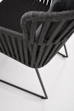 Vitali Dining Stoel - Antraciet - Incl. Kussens -Tuin Decor Verkoop vitali dining stoel antraciet incl kussens 5 2