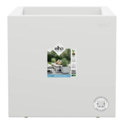 Elho Vivo Next Vierkant Wielen 30cm - Wit -Tuin Decor Verkoop vivo next vierkant wielen 30cm wit 4 1