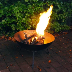 Vuurschaal Op Standaard - D50cm - Fancy Flames -Tuin Decor Verkoop vuurschaal op standaard d50cm fancy flames 3