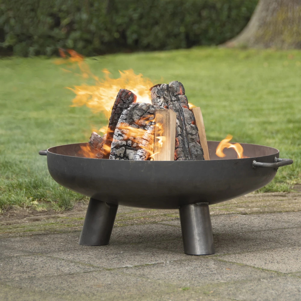 Vuuschaal Staal - D60cm - Fancy Flames 3 Vuuschaal Staal - D60cm - Fancy Flames - Afbeelding 3